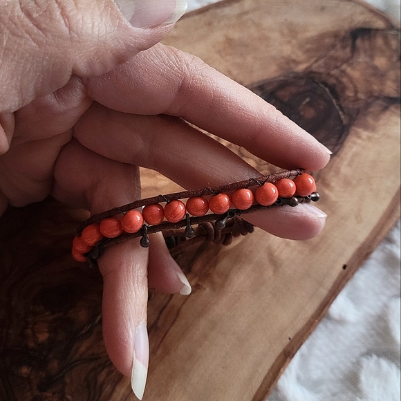 OOAK Handmade Stone Bracelet - Picture 2 of 4